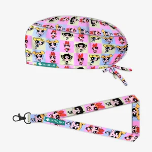 Gorro Quirúrgico y Lanyard Supernenas Pelo Largo